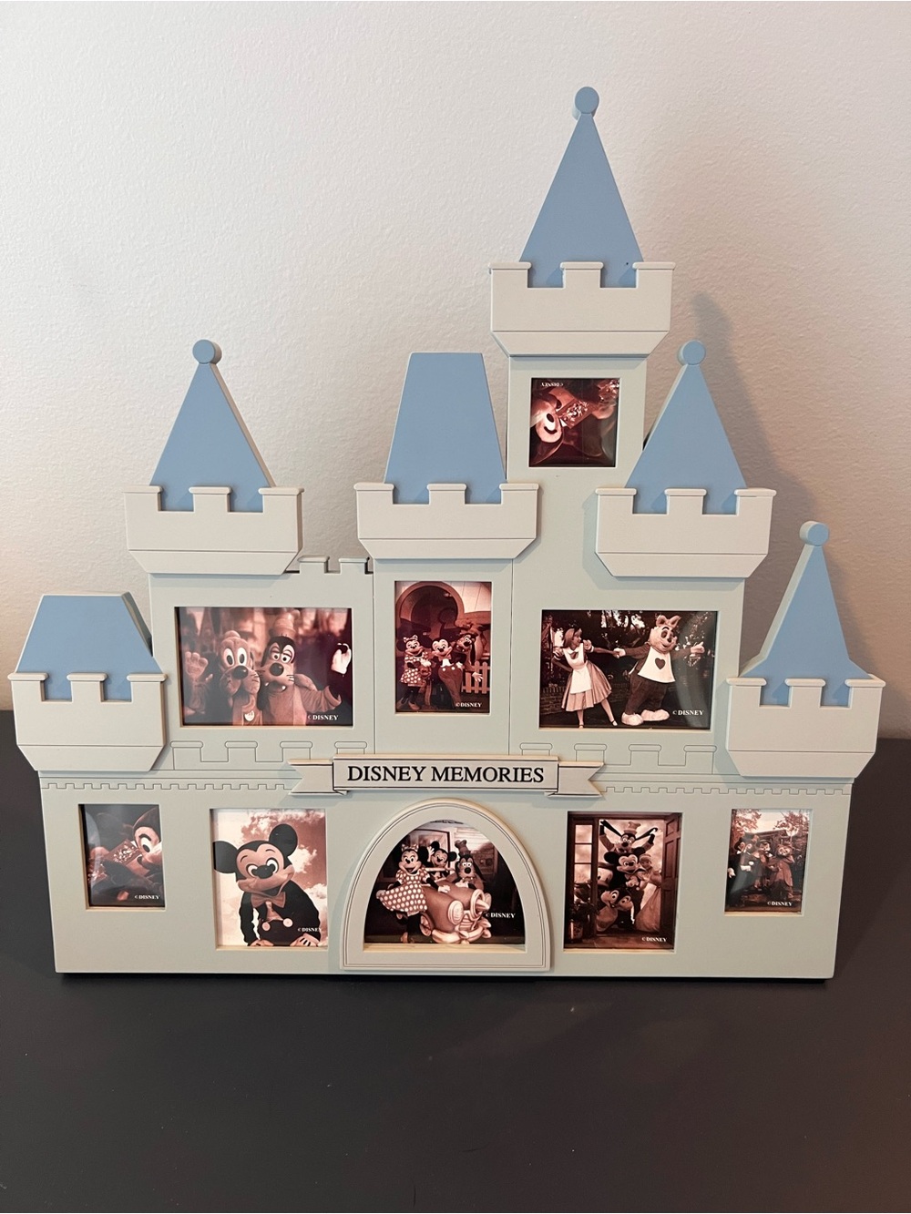 Disney Castle Photo Frame - Light Blue and White